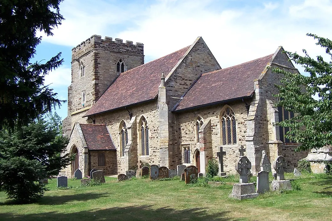 St Mary's church, Woughton on the Green, Milton Keynes. 13th century. Now belongs to an ecumenical parish.